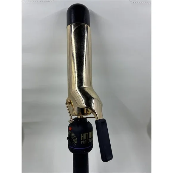 Hot Tools Professional 1-1/2 Gold Hair Curling Iron Mod. HT1102XL - Picture 4 of 9